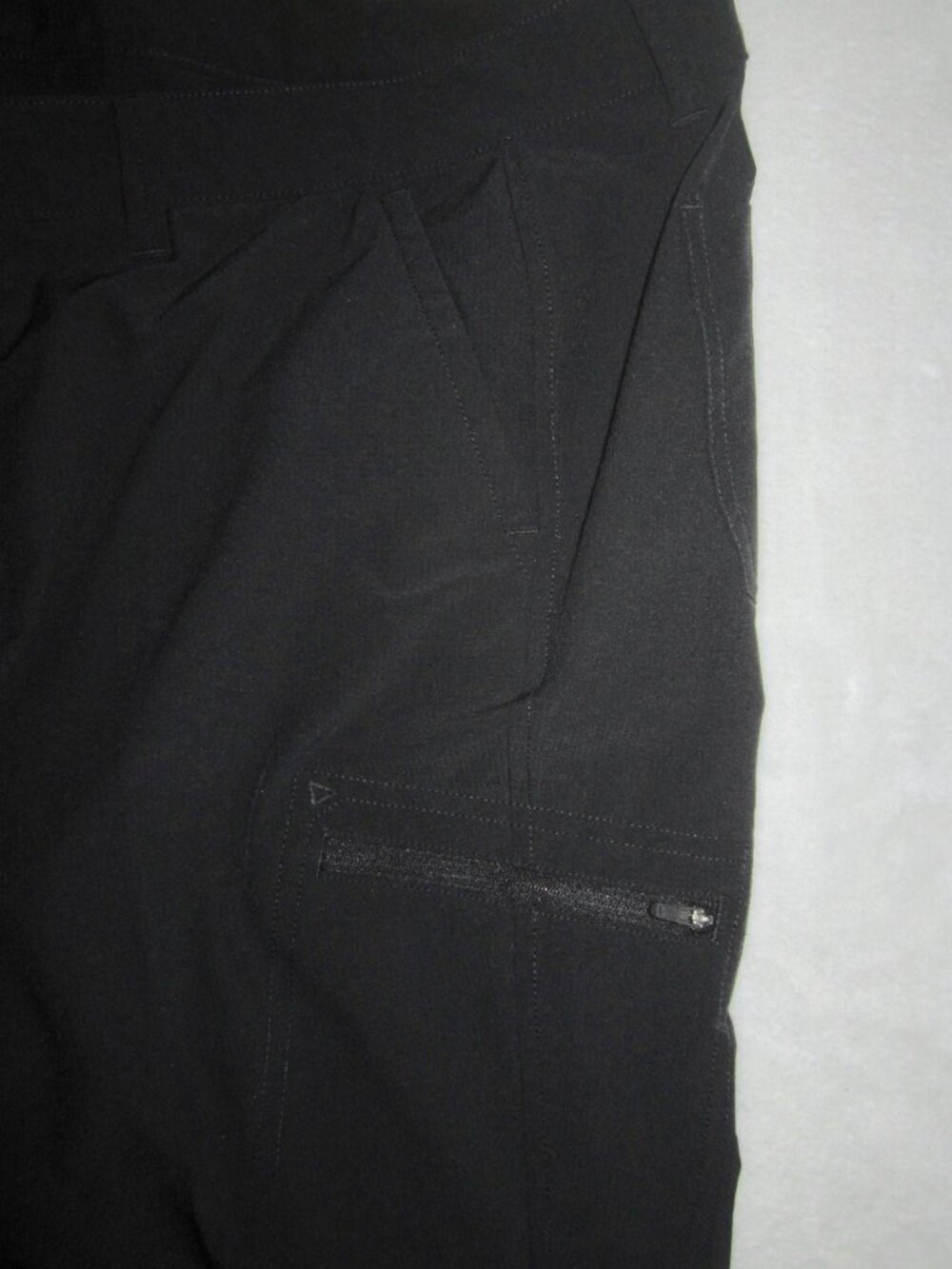 EDDIE BAUER Stretch Ripstop Crop Pants Black Women's 10 - Picture 7 of 12